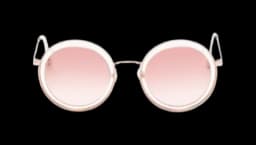 Round-Frame Sunglasses - Pink
