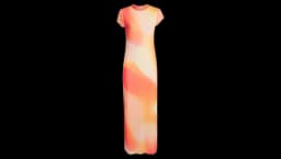 Mesh Sunset Fia Maxi Dress - Golden Hour Sunset