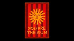 You Are The Sun Coppertone Signature Striped Beach Towel - Orange