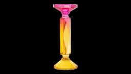 Candle Holder - Pink/Yellow