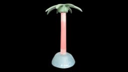 Crazy Coconut Candle Holder - Pink/Blue
