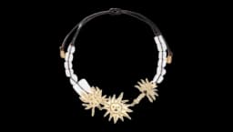 Sun Palm Necklace - Gold