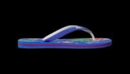 Floral-Print Logo-Strap Flip Flops