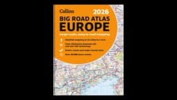 Big Road Atlas Europe 2026 (A3 Spiral): Clear, Easy-To-Read Mapping