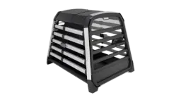 Allax M Car Dog Crate - Black