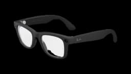 Wayfarer AI Glasses (Gen.2) - Matte Black Frame/Clear Lens