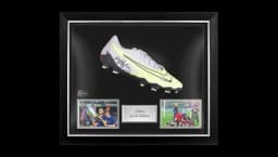Rafael Marquez Signed Silver Phantom GX Academy Boot In Bubble Frame: Option 1