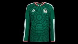 Mexico 2026 Home Long Sleeve Jersey - Green/Red/White