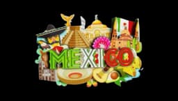 Mexico 3D Landmark Refrigerator Magnet