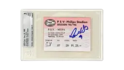 Ronaldo Nazario Signed 1995 PSV 4 Goals, 2 Assists Match Ticket BGS 5