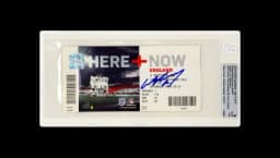Wayne Rooney Signed 2015 Record 50th Goal For England Match Ticket BGS 6