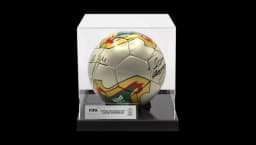 Cafu & Roberto Carlos Official 2002 World Cup Dual Signed Adidas Fevernova Football