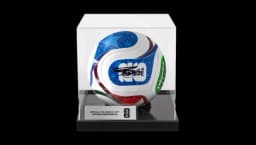 Antoine Semenyo Official World Cup 2026 Signed Trionda Football In Acrylic Case