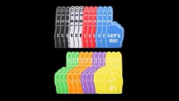 Mini Foam Fingers 24 Pcs - Multicolor