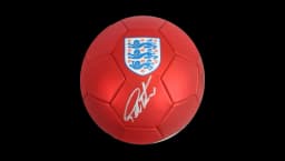 Geoff Hurst Signed Modern England Football