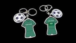 FIFA World Cup 2026 Saudi Arabia Soccer Keychain 2 Pack