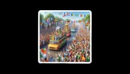 World Soccer Championship Parade Sticker