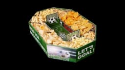 Soccer Party Plate For Snacks - Multicolor