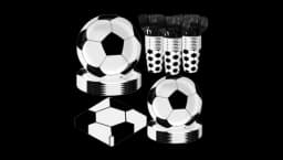 Soccer Party Supplies Set