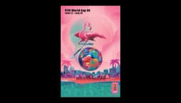 World Cup 2026 Miami Host City Poster