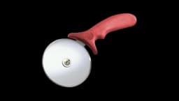 4" Red Plastic Handle Pizza Cutter