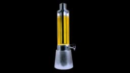 Beer Tower With Stainless Steel Insert & Base - 3 Liter