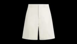 Tennis Cotton Shorts - Ivory