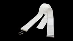Tennis Net Center Strap - White