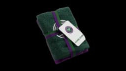 Classic Green and Purple Face Towel 30x30cm