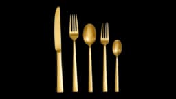 Renaissance Cutlery 20 Pieces - Gold