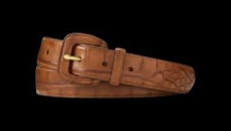 Purple Label Alligator-Skin Belt - Brown