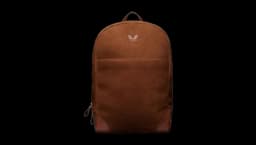 Suede Backpack - Tobacco Brown