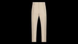 Pleated Pressed-Crease Trousers - Beige