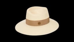 Virginie Straw Fedora Hat - Beige