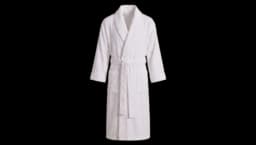 Unito Shawl Collar Bathrobe - White