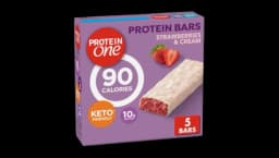 Strawberries & Cream Protein Bars GLP-1 Friendly 136g