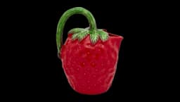 Strawberry-Shaped Pitcher - Red