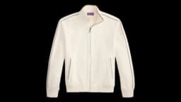 Purple Label Wimbledon Cotton-Cashmere Track Jacket - Classic Cream