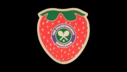 Red Strawberry Metal Magnet