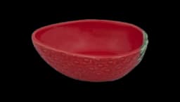 Small Strawberries Bowl Set - Red