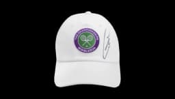 Carlos Alcaraz Signed White Wimbledon Tennis Cap