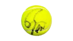 Roger Federer & Rafael Nadal Dual Signed Autograph Tennis Ball w/ Beckett COA