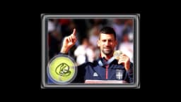 Novak Djokovic Signed Ball Framed Dome - Olympic Champion 2024