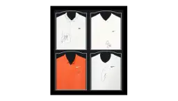 Signed Djokovic, Nadal, Sinner & Alcaraz Framed Shirts - Tennis Icons