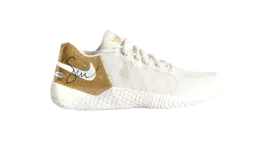 Serena Williams Signed White & Gold Court Flare 2 Tennis Shoes