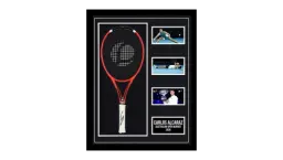 Signed Carlos Alcaraz Framed Racket – Australian Open Winner 2026
