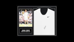 Signed Jannik Sinner Framed Shirt - Wimbledon Winner 2025