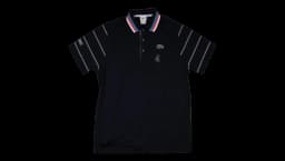 Match Used Andy Roddick Front Signed Black Tennis Shirt: 2010 Australian Open