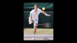 Andy Murray Signed Photo: The Serve