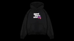 Grand Theft Auto VI Oversized Hoodie - Black/Multicolor